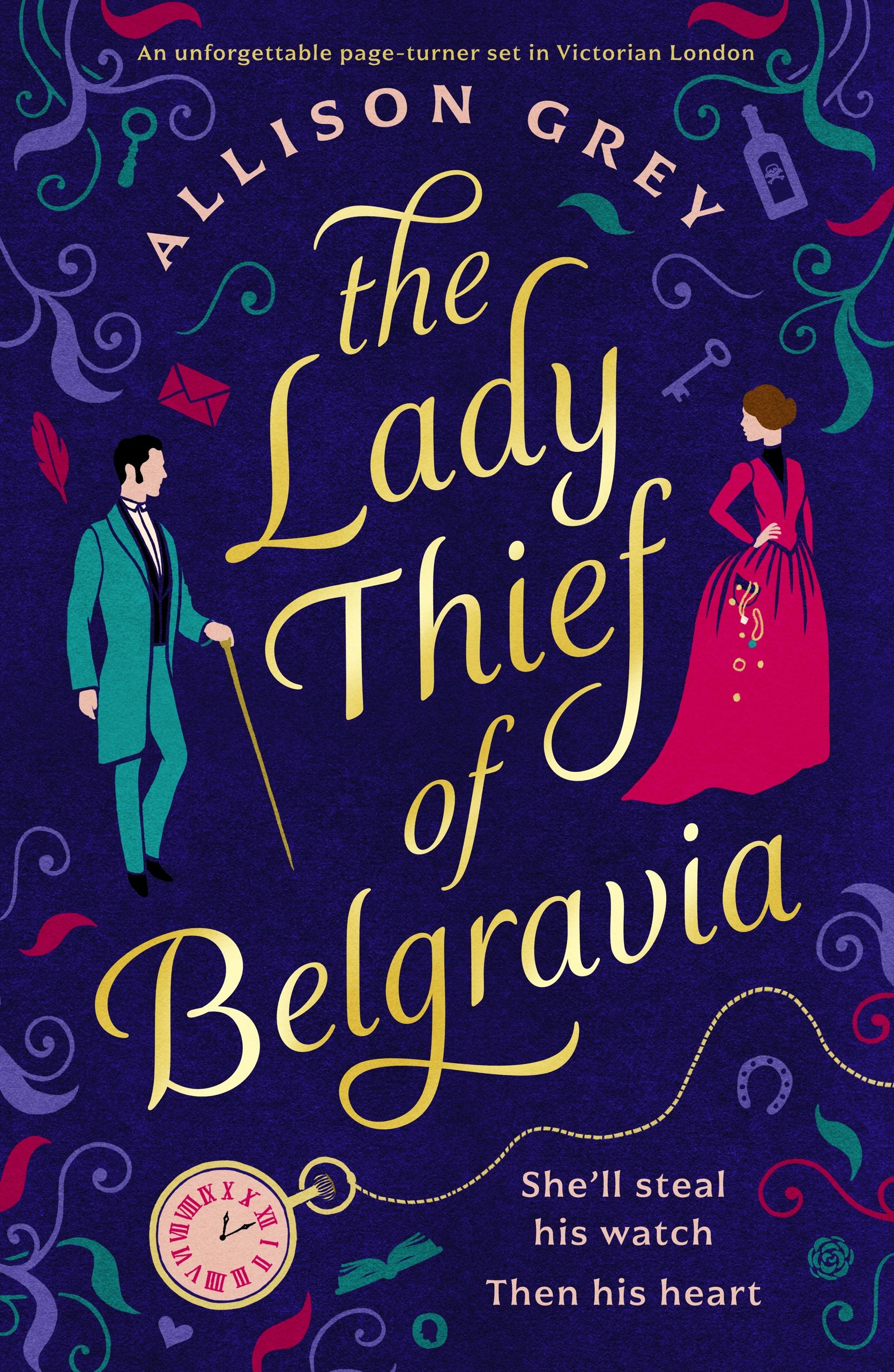 Book cover image for The Lady Thief of Belgravia ISBN: 9781805082248